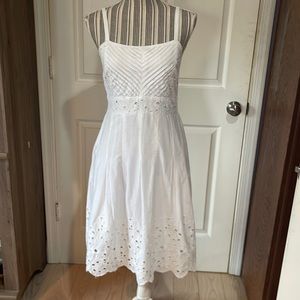 Top shop brand Lace Cotton White Dress